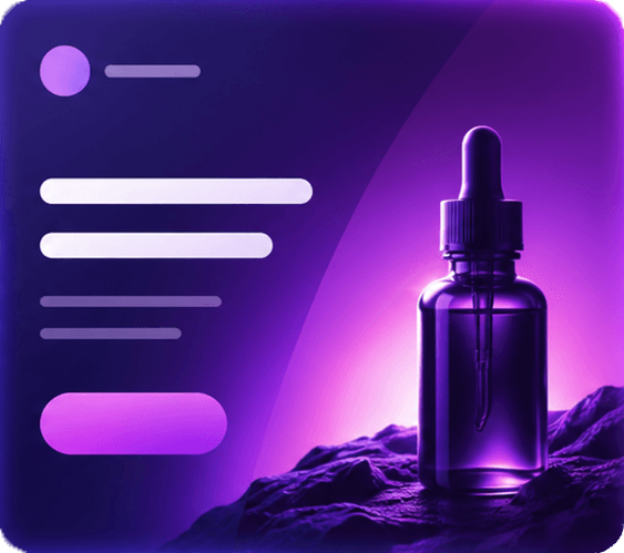 Ad concept generated from a text prompt in Oppye