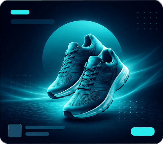 One key visual re-composed into a multi-size ad set